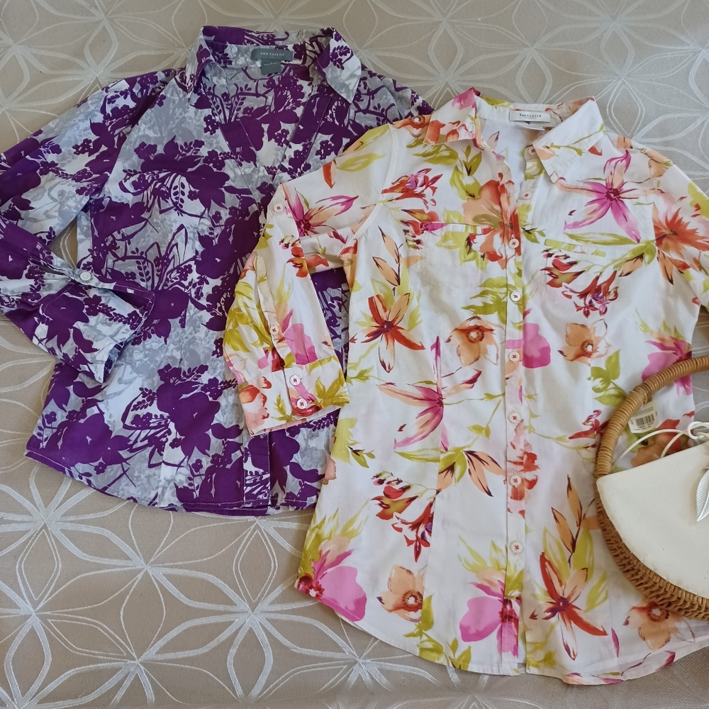 Ann Taylor Floral Top Bundle!